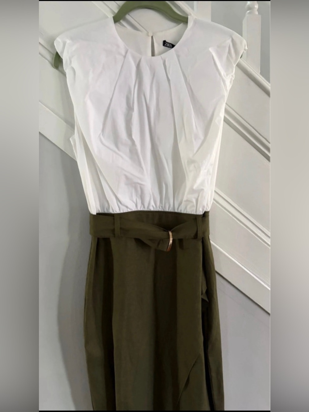 Zara Color Block Midi Dress - Picture 5 of 7